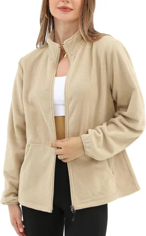 Argstar Women's Fleece Jacket with 6 Pockets (XS-2XL)