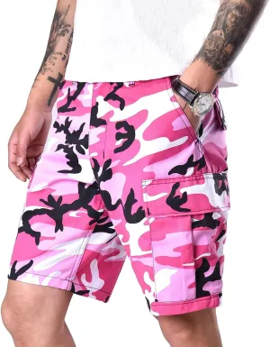 Backbone Mens Army Tactical Military BDU Shorts Work Fishing Camping Casual Camouflage Cargo Shorts