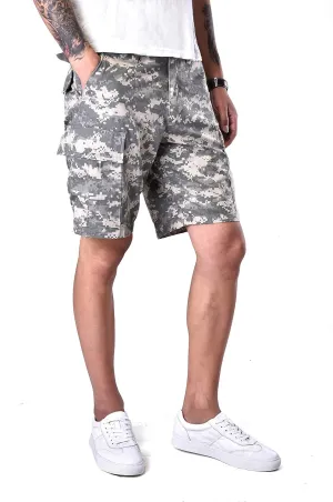 Backbone Mens Army Tactical Military BDU Shorts Work Fishing Camping Casual Camouflage Cargo Shorts