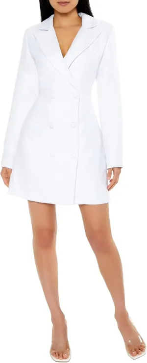 Forever 21 Women's Tweed Blazer Mini Dress