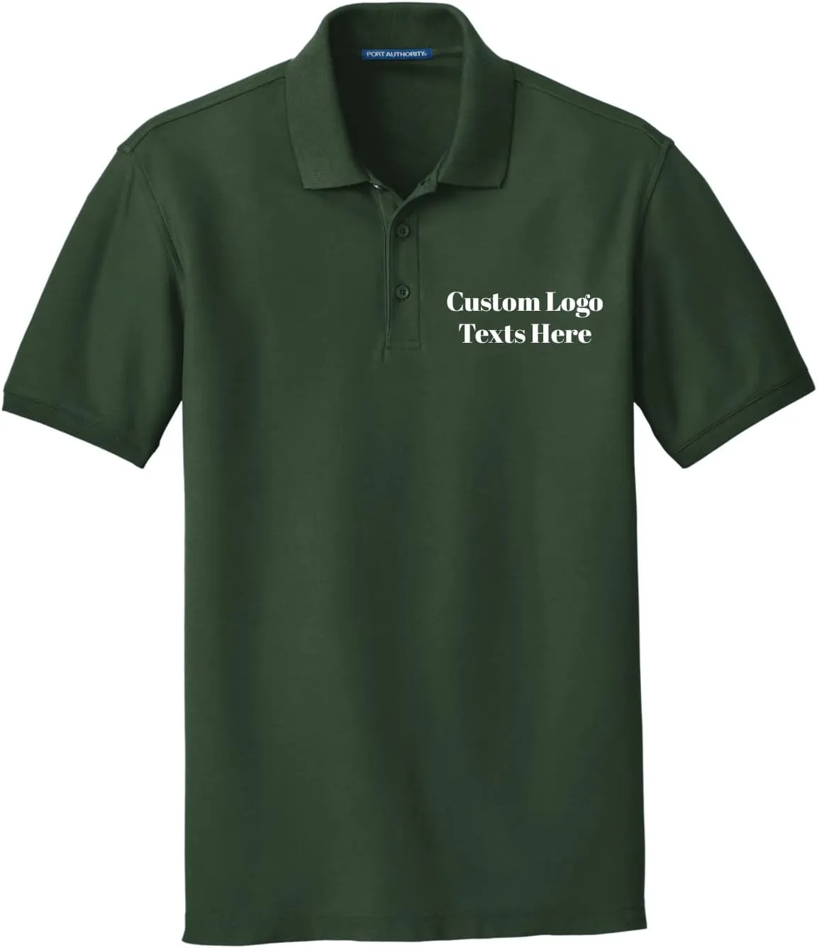 INK STITCH K100 Men Custom Stitching Embroidery Logo Text Design Your Own Core Pique Polo Shirts