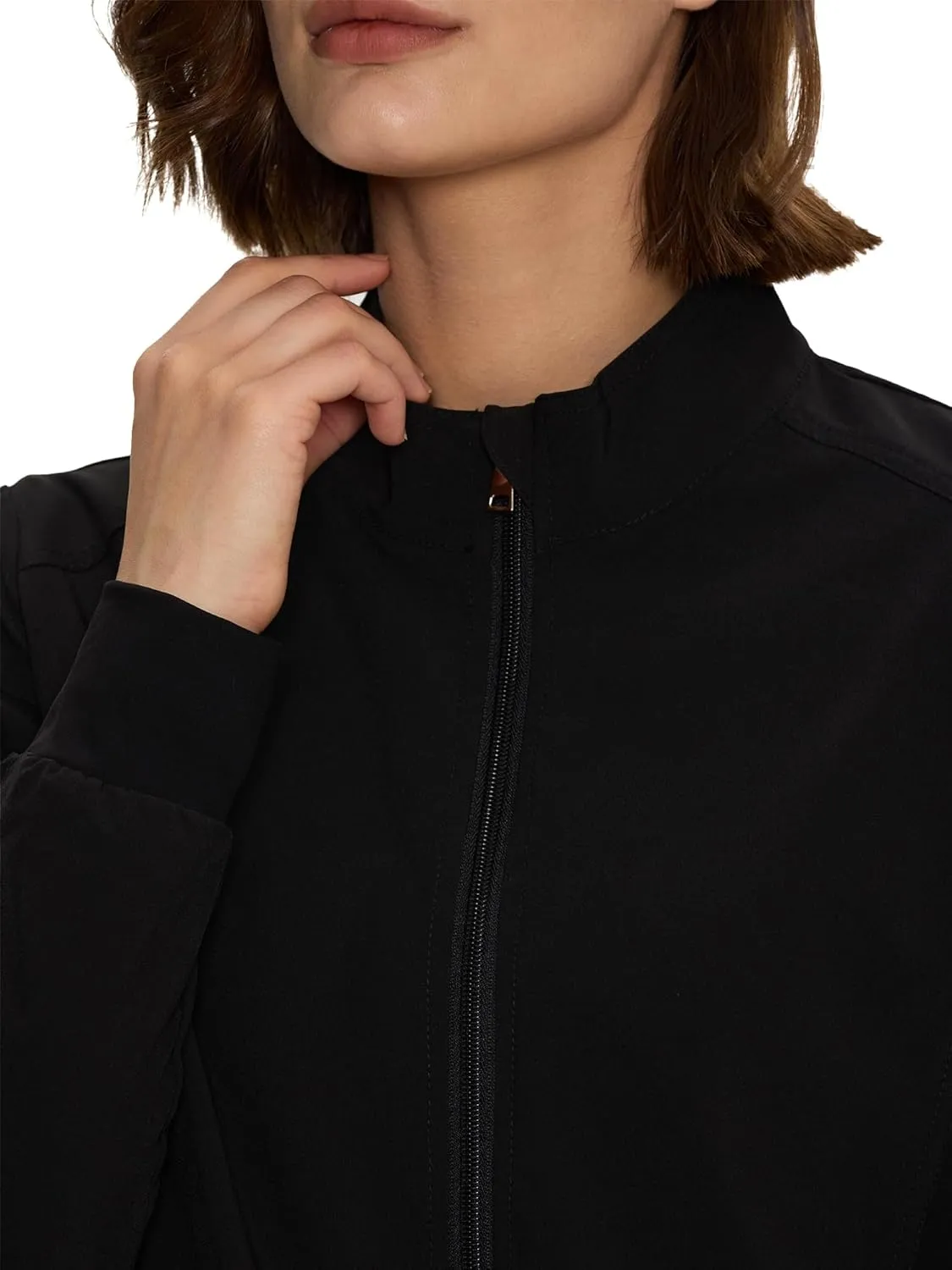 Scrub Jackets for Women, Zip Front Medical Jacket, Nurse Caots