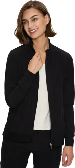 Scrub Jackets for Women, Zip Front Medical Jacket, Nurse Caots