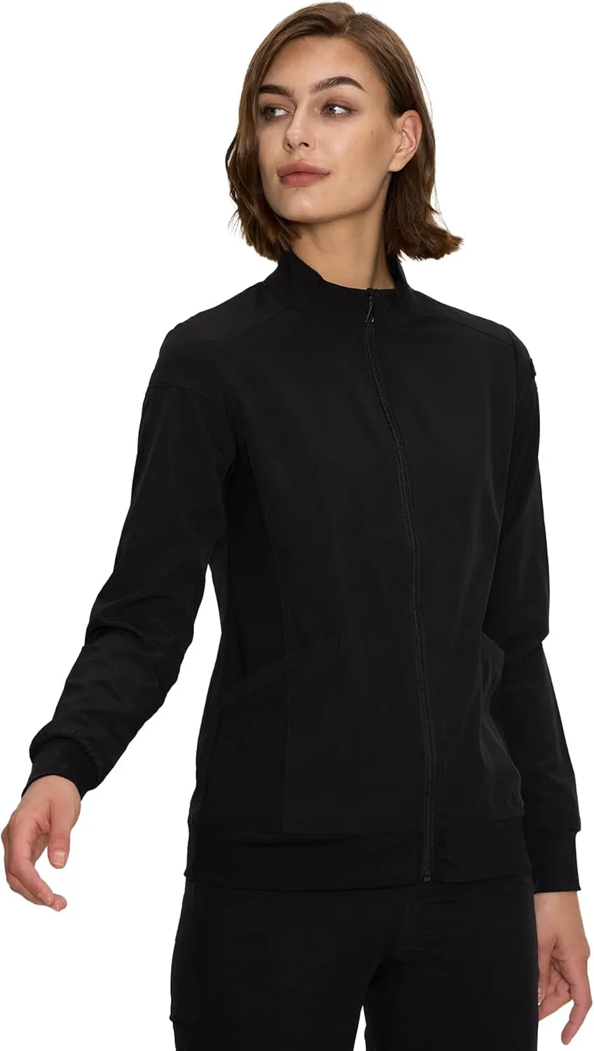 Scrub Jackets for Women, Zip Front Medical Jacket, Nurse Caots