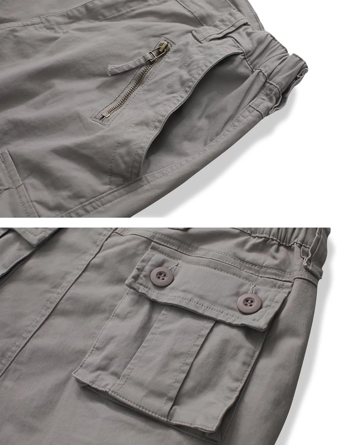 TRGPSG Women's Casual Combat Cargo Pants, Cotton Outdoor Camouflage Military Multi Pockets Work Pants